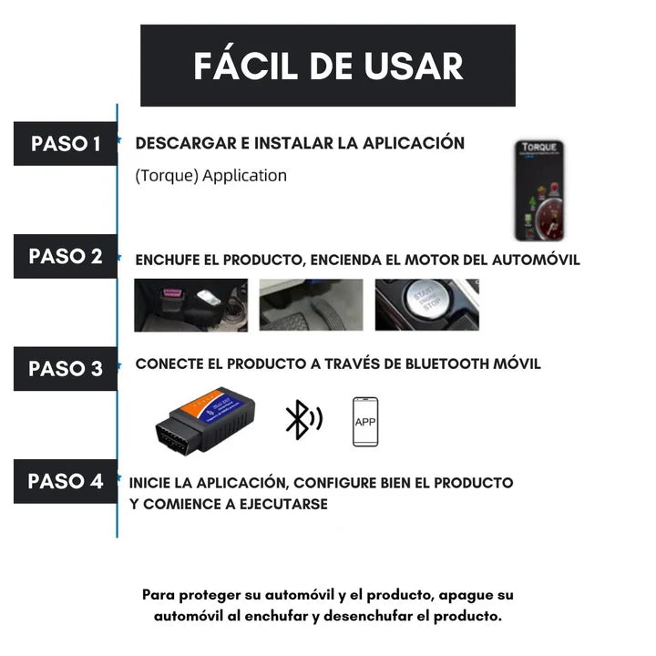 ScanDrive™ Detector Automotriz de Fallas OBD2