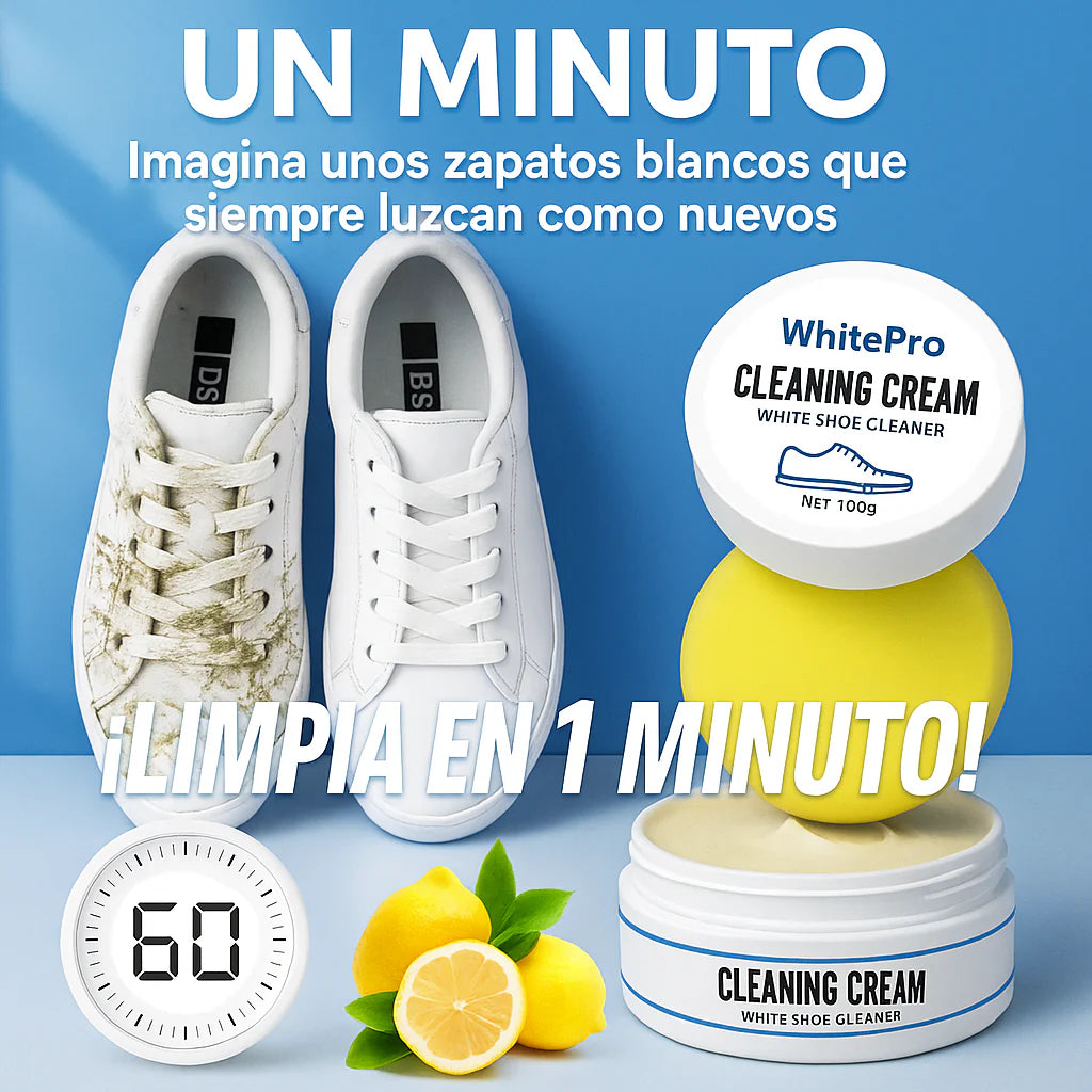 Recupera tus zapatillas blancas en minutos con WhiteFresh™