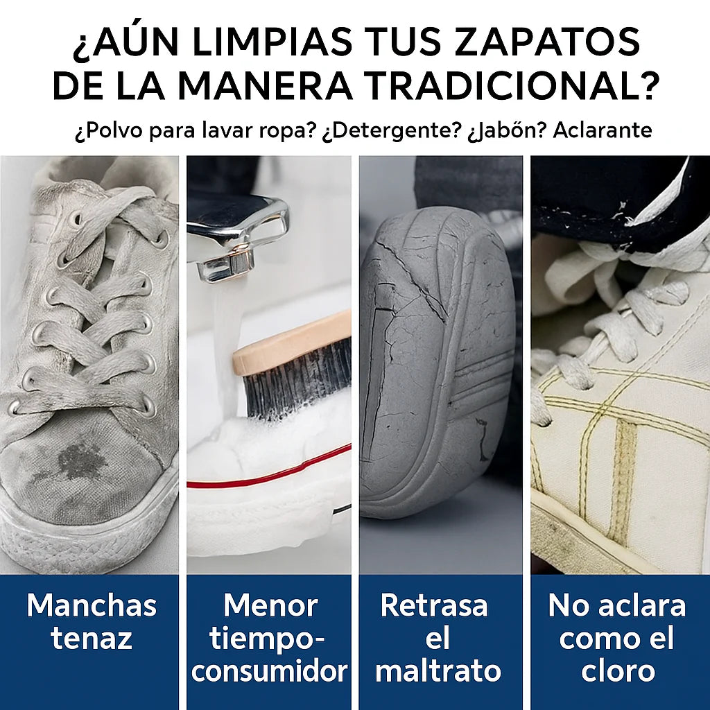 Recupera tus zapatillas blancas en minutos con WhiteFresh™