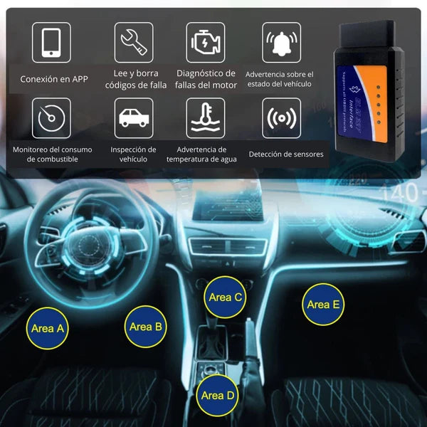 ScanDrive™ Detector Automotriz de Fallas OBD2