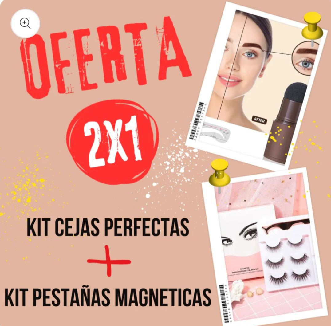 BEAUTY™ KIT  CEJAS PERFECTAS  + PESTAÑAS MAGNETICAS